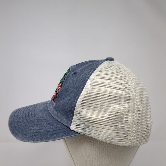 Dino Stroll Snapback Mesh Back Trucker Hat Blue One Size Sportsman - Picture 3 of 8